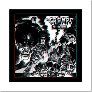 Wild And Feral The Cramps Punkabilly Tee Posters and Art